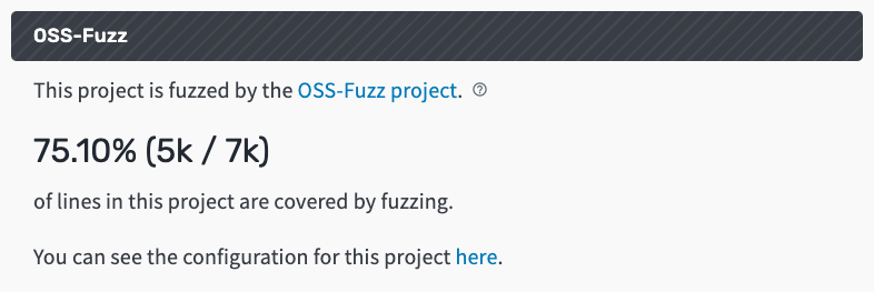 Screenshot of deps.dev OSS-Fuzz UI for the google/leveldb project